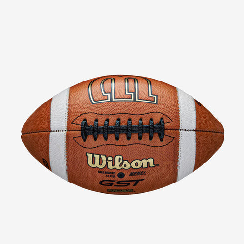 Vist Large View of Product Image Which is New WILSON GST LEATHER GAME FBALL