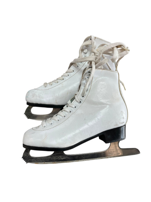 Vist Large View of Product Image Which is Used BLACK DRAGON WHITE FS WomensFigure Skate White Senior 4