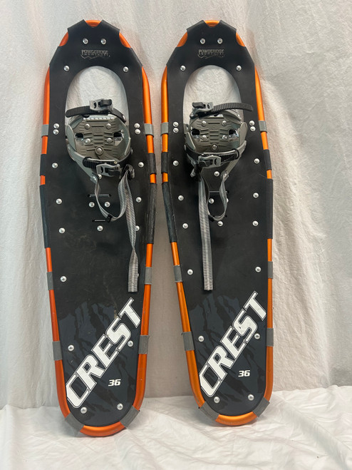 Vist Large View of Product Image Which is Used POWDERIDGE CREST Snowshoes Mens Black 36"