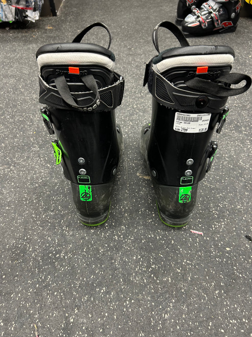 Used Lange SX120 Mens DH Ski Boot Black And Green 275 MP - M09.5 - W10.5 11162-S000421503
