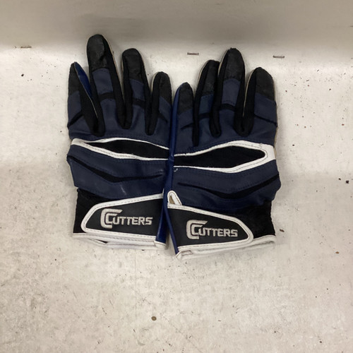 Used Cutters BLUE RECEIVER GLOVES FB Gloves Navy Blue SM 11725-S000479663
