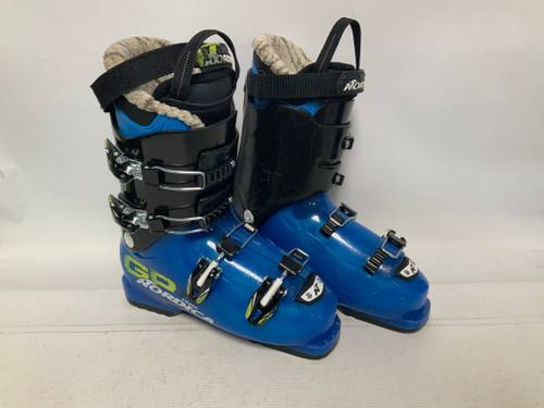 Vist Large View of Product Image Which is Used Nordica GPX TEAM Boys DH Ski Boot Royal Blue 250 MP - M07 - W08 11823-S000028939