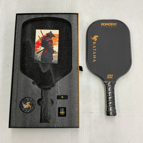 Used KOMODO KATANA GOLD BOX SET Pickleball Racquet Brown 11762-S000057750