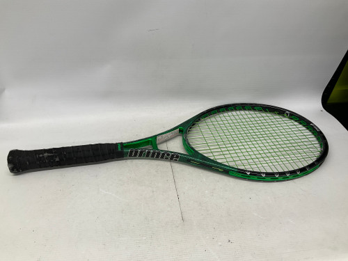 Vist Large View of Product Image Which is Used Prince EXO3 GRAPHITE Adult Tennis Racquet Kelly green 4 5/8"