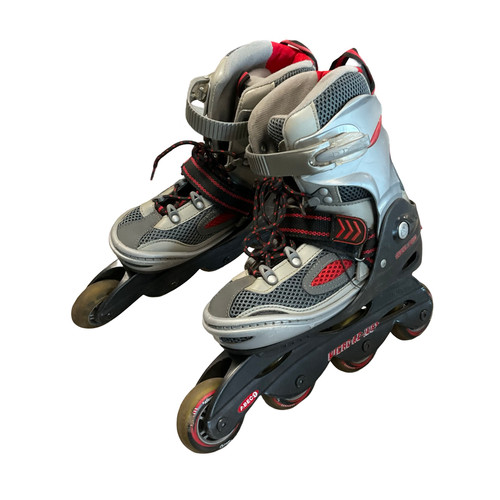 Vist Large View of Product Image Which is Used Chicago SKATES Senior Rec Fitness Skates Grey Adjustable