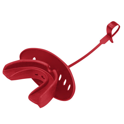 Vist Large View of Product Image Which is New Mouthguard W/Lip YTH RED