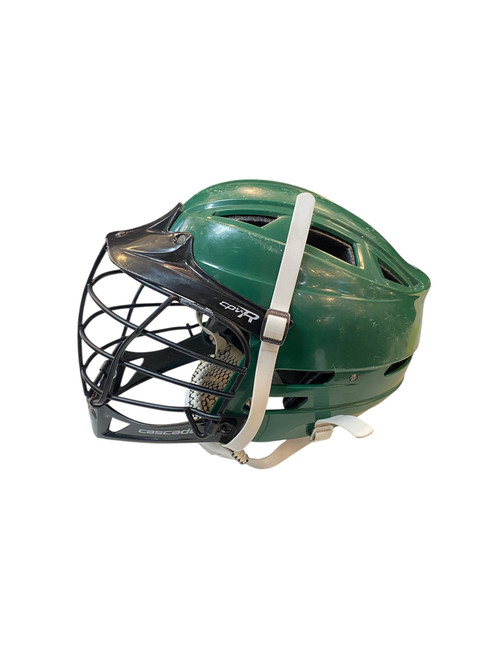 Vist Large View of Product Image Which is Used Cascade CPV R Lacrosse Helmet Green XS