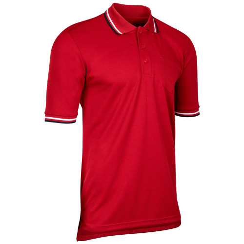 Vist Large View of Product Image Which is Umpire Polo Red Adult Large