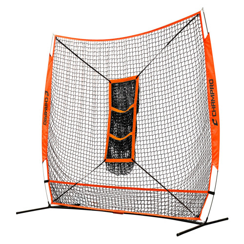 Vist Large View of Product Image Which is New Champro 7x7 MVP Portable Training Net with TZ3 Zone