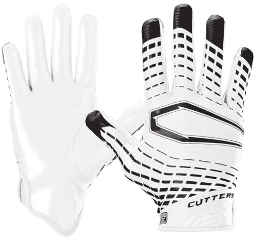 Vist Large View of Product Image Which is New Rev 5.0 Receiver Gloves AL WHT