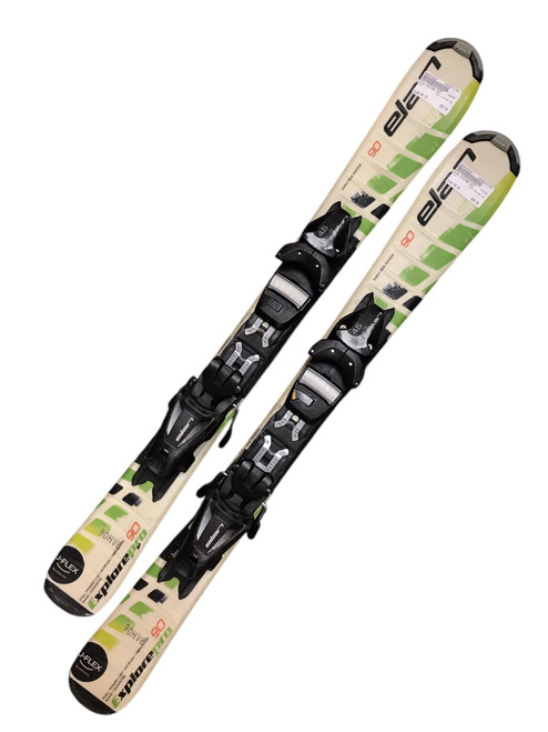 Vist Large View of Product Image Which is Used Elan EXPLORE PRO Boys DH Ski/Binding None 90 cm
