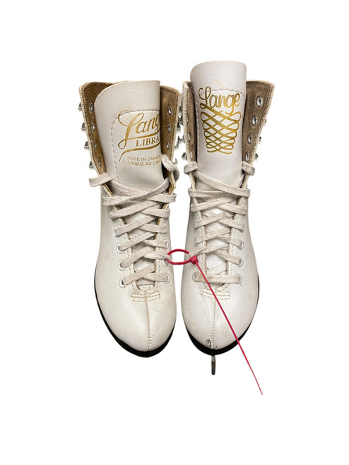Used Lange LIBRA Girls Softboot Skate White Junior 02 11706-S000344523