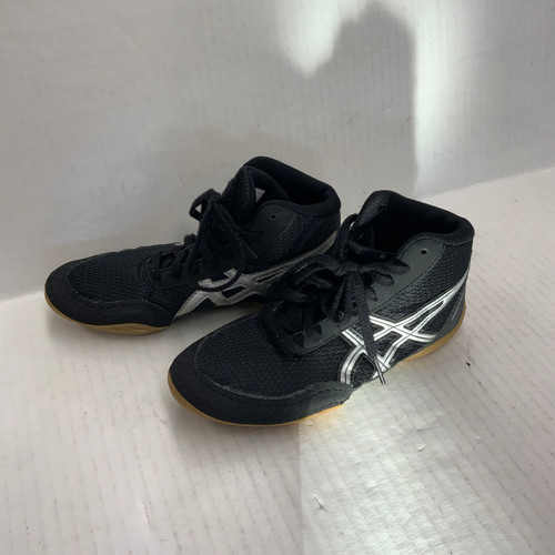 Used Asics Wrestling Shoes Black Junior 01 11762-S000057761