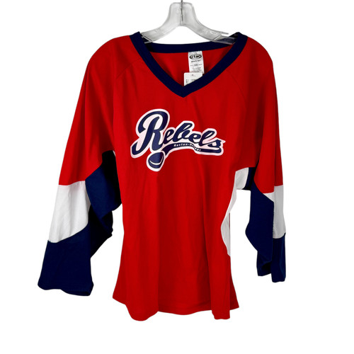 Used Athletic Knit Rebels Hockey Practice Jersey Red Adult MD 11506-S000272281