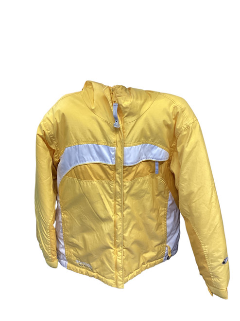 Vist Large View of Product Image Which is Used Columbia Outerwear Heavy Jacket Youth 10/12  Yellow Medium