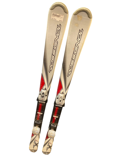 Vist Large View of Product Image Which is Used Rossignol X1 Boys DH Ski/Binding Grey 130 cm