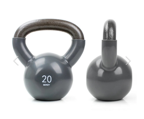 Vist Large View of Product Image Which is New 20LB VINYL KETTLEBELL LTGR