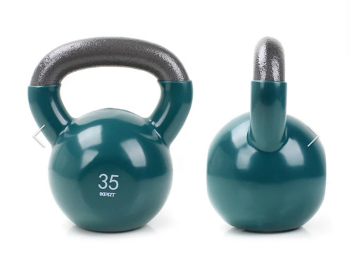 Vist Large View of Product Image Which is New 35LB VINYL KETTLEBELL DKGR