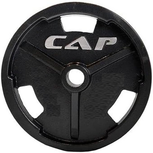 Vist Large View of Product Image Which is CAP Olympic Grip Plate Black 5lbs #OPHB005