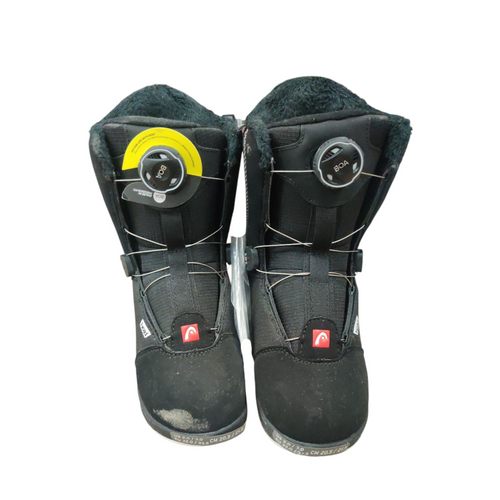 Vist Large View of Product Image Which is Used Head JR BOA Boys Snowboard Boots Black Junior 03
