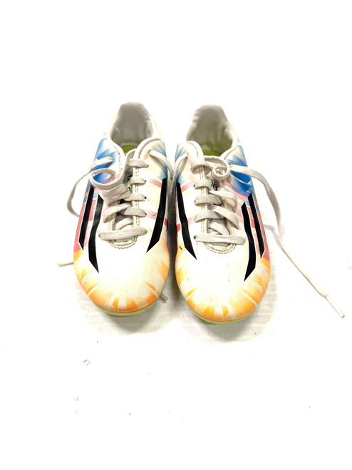 Used Adidas Soccer Cleats Neon Green And Royal Blue Youth 13.0 11860-C000284934