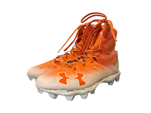 Vist Large View of Product Image Which is Used Under Armour Highlight RM FB Cleats Junior 5.5