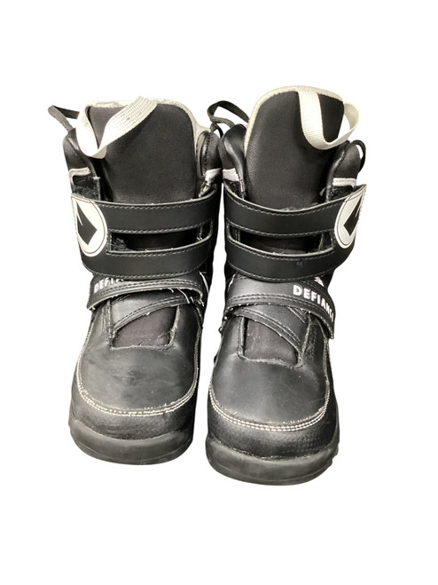 Vist Large View of Product Image Which is Used DEFIANCE Boys Snowboard Boots Black Junior 03