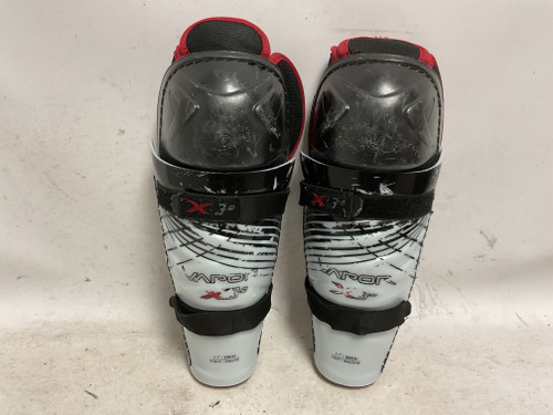 Vist Large View of Product Image Which is Used Bauer VAPOR X 3.0 Junior Shin Guards White/Black/Red 11" 11855-S000178670