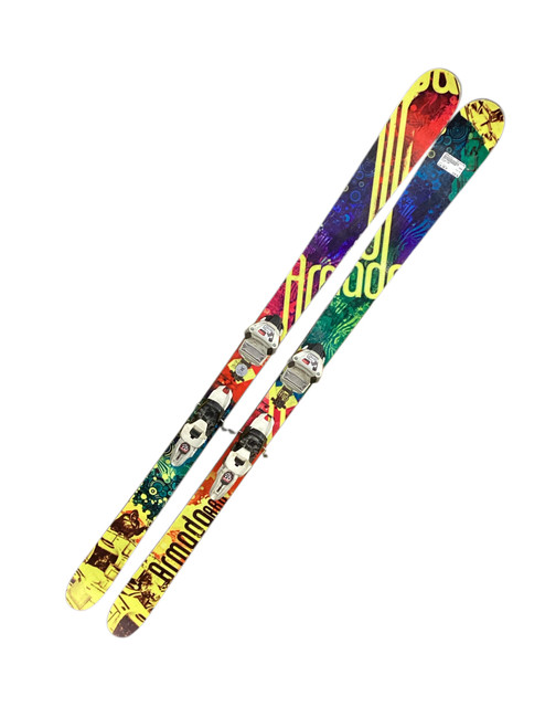 Used Armada AR6 Mens Downhill Ski/Binding Yellow 166 cm 11798-S000032193