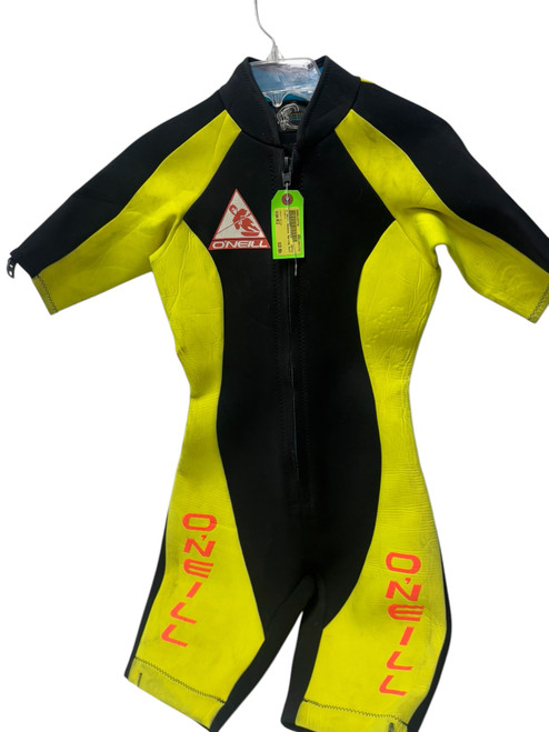 Used O'Neill Womens Spring Suit / Wetsuit Yellow Size 12 11731-S000130778