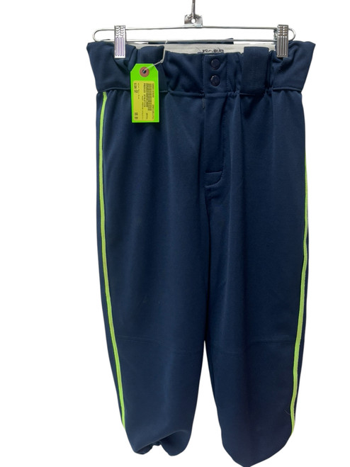 Used PREMIER ATHLETICS Adult Piped Baseball Pants Navy Blue SM 11731-S000130849