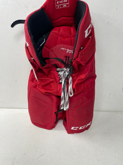 Vist Large View of Product Image Which is Used CCM JETSPEED FT370 Junior Pant Red LG