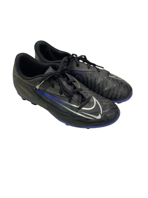 Used Nike PHANTOM Soccer Cleats Black And Royal Blue Senior 5.5 11347-S000238906