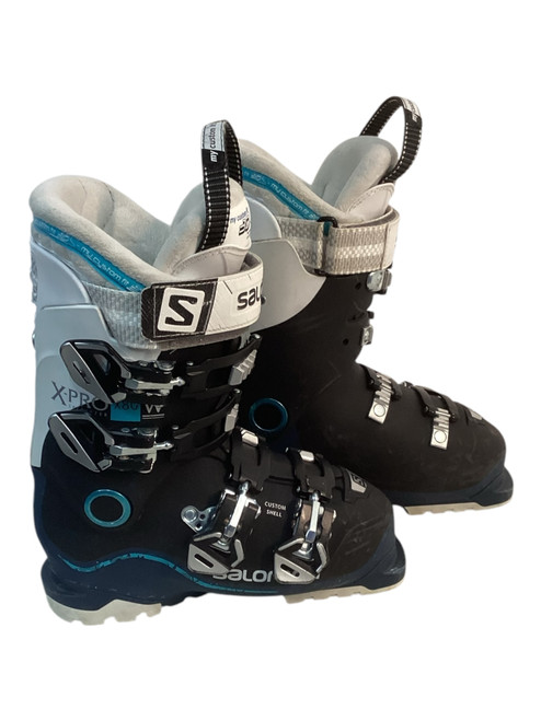 Vist Large View of Product Image Which is Used Salomon ENERGYZER X-PRO X80W Womens DH Ski Boot Navy Blue 230 MP - J05 - W06 11709-S000063899