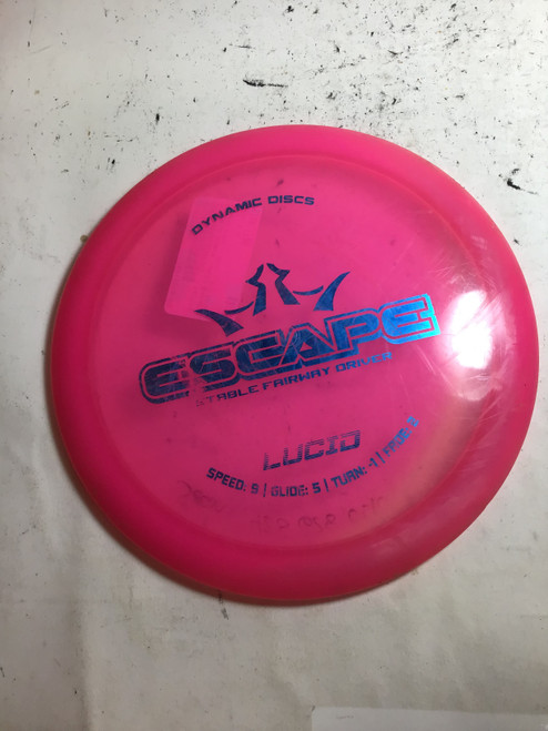 Vist Large View of Product Image Which is Used Dynamic Discs LUCID ESCAPE Disc Golf Driver Pink 170g