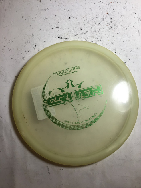 Vist Large View of Product Image Which is Used Dynamic Discs MOONSHINE EMAC TRUTH Disc Golf Mid Range White 179g