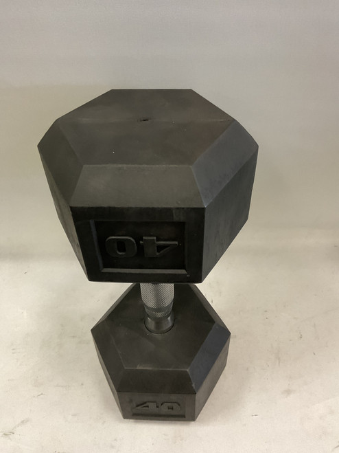 Vist Large View of Product Image Which is Used Hex Dumbbell (Each) 40 lb