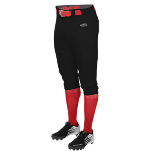 Vist Large View of Product Image Which is New RAWLINGS LAUNCH KNICKER PANT BK SR-L