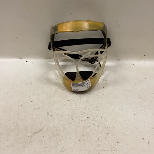 Vist Large View of Product Image Which is Used Rawlings FACE MASK BB/SB Fielders Mask Yellow MD