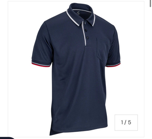 Vist Large View of Product Image Which is New UMPIRE POLO NAVY 2XL