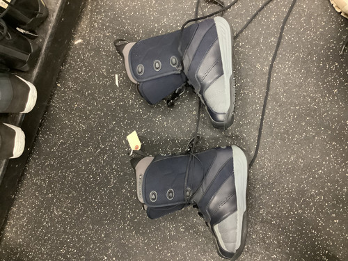 Vist Large View of Product Image Which is Used Ride ORION Mens Snowboard Boots Navy Blue Senior 9