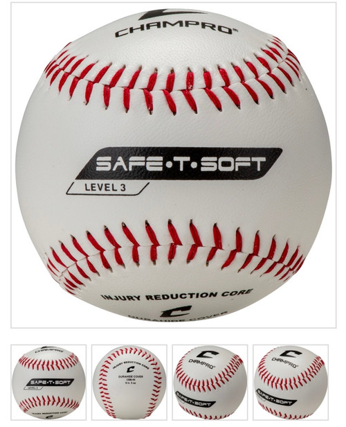 Vist Large View of Product Image Which is New SAFE T SOFT BASEBALL PIAS