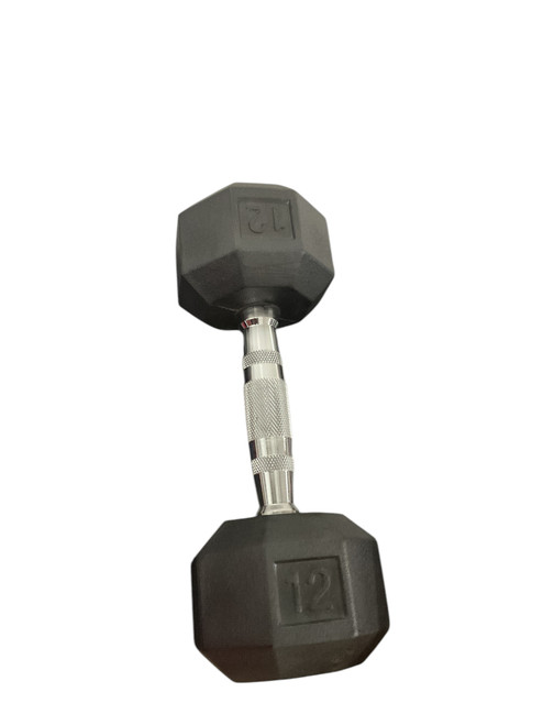 Vist Large View of Product Image Which is Used Hex Dumbbell (Each) 12 lb