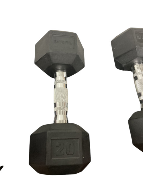 Vist Large View of Product Image Which is Used Hex Dumbbell (Each) 20 lb