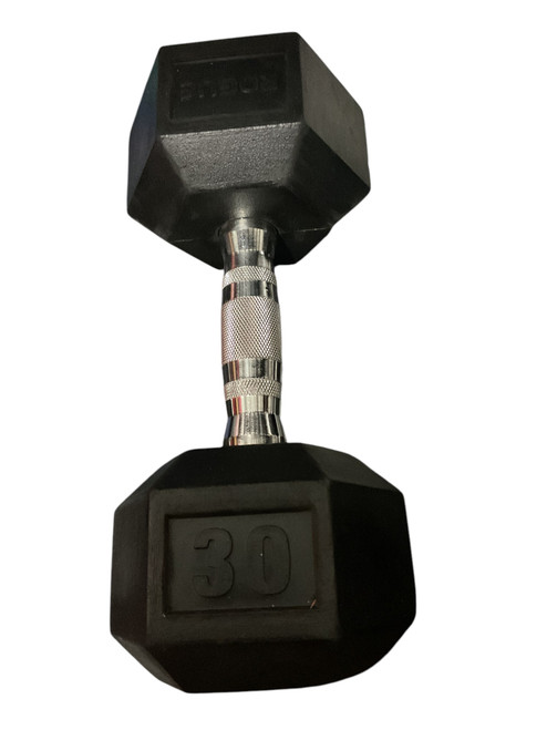 Vist Large View of Product Image Which is Used Hex Dumbbell (Each) 30 lb