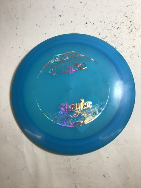 Vist Large View of Product Image Which is Used Innova CHAMPION SHRYKE Disc Golf Driver Royal Blue 10105-S000273311