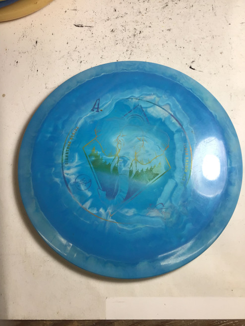 Vist Large View of Product Image Which is Used Prodigy Disc 500 FX-2 Disc Golf Driver Royal Blue 173g 10105-S000273383