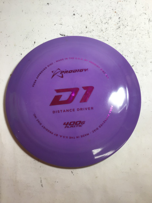 Vist Large View of Product Image Which is Used Prodigy Disc 400G D1 Disc Golf Driver Purple 172g 10105-S000273399