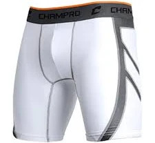 Vist Large View of Product Image Which is Champro BPS15C WIND UP SLIDE Mens White LG slider short