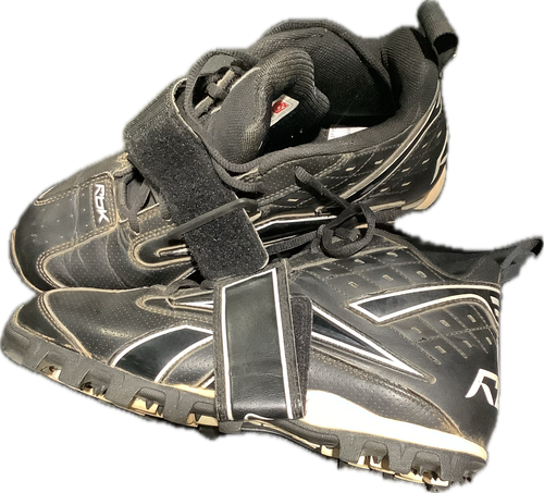 Vist Large View of Product Image Which is Used Reebok Adult FB Cleats Black Senior 8